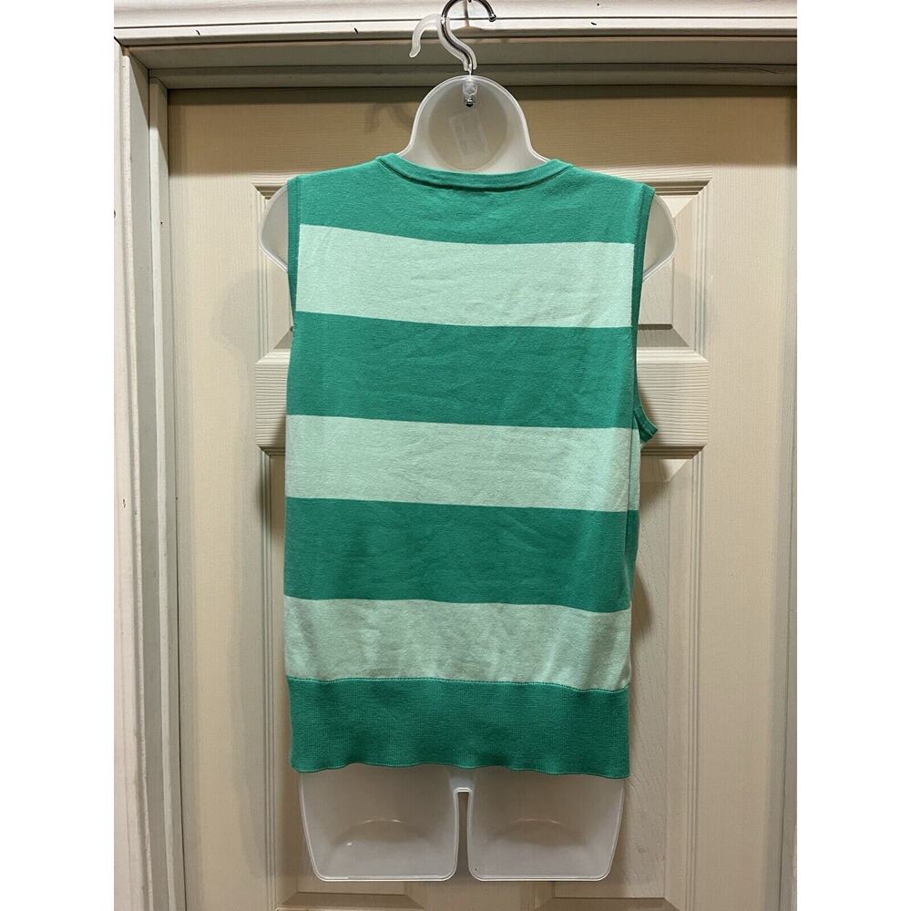 Talbots Charming Shell Two Tone Stripe Size L - image 4